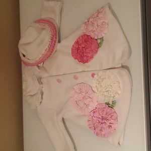 Bonnie Baby Peacoat and Hat